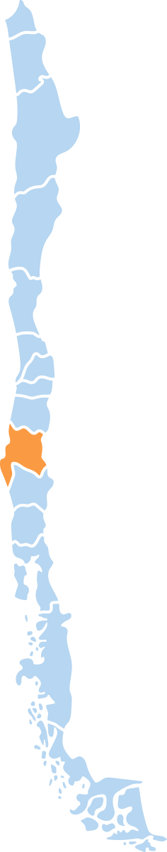 Mapa Chile - Coronel