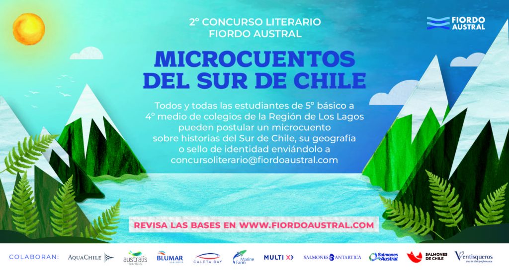 Fiordo Austral abre amplia convocatoria para segunda versión de concurso estudiantil “Microcuentos del Sur de Chile”